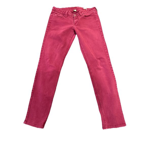 Arizona Jeans Denim - Arizona Jean Company Women's Super Skinny Jeans Burgundy Size 9